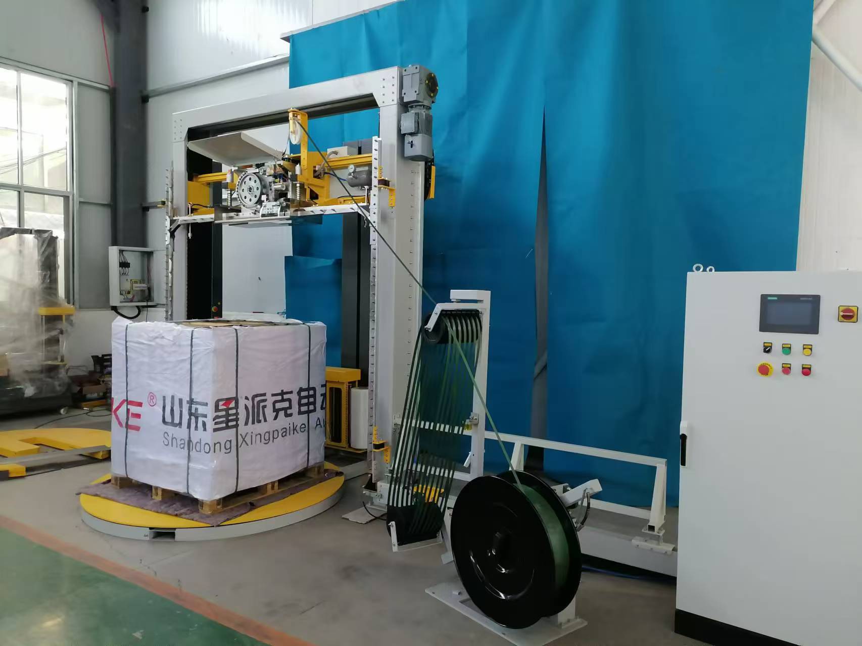 第一代全自动缠绕打包一体机